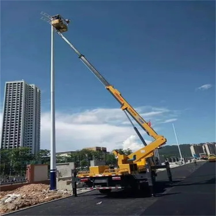 青岛即墨维修路灯的曲臂升降车出租